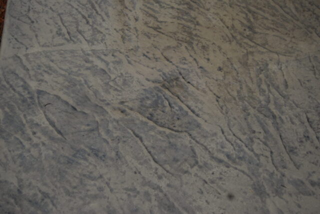 Custom Stamped Concrete slab poured by Clear Creek Concrete in Asheville NC